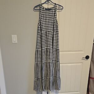 Torrid Black and White Checkered Dress